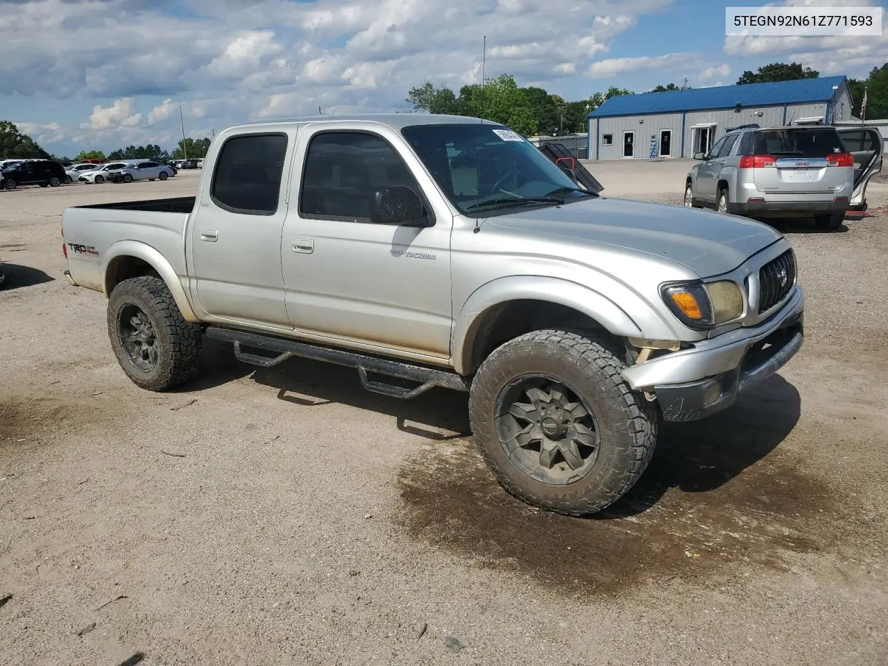 2001 Toyota Tacoma Double Cab Prerunner VIN: 5TEGN92N61Z771593 Lot: 56904345