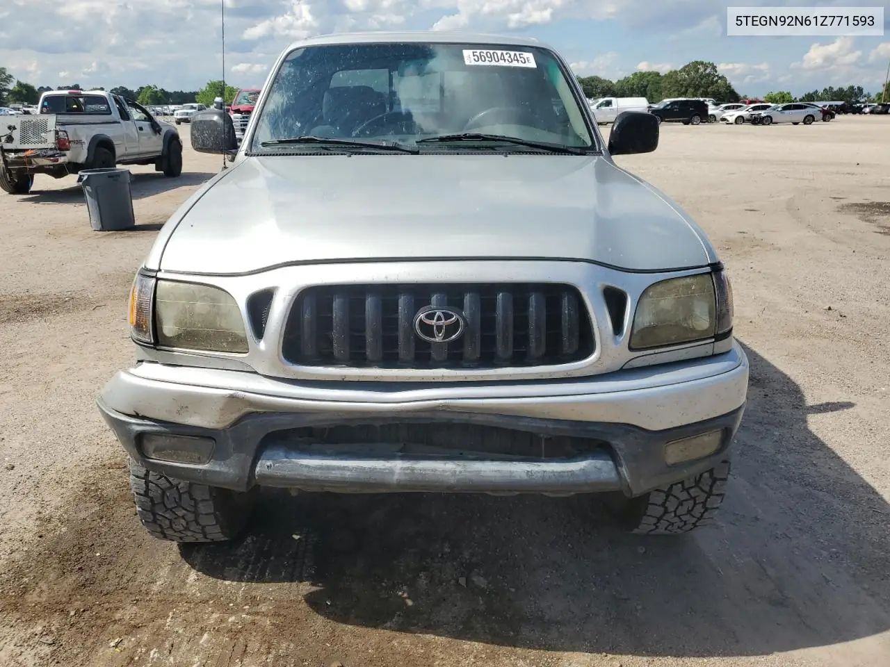 2001 Toyota Tacoma Double Cab Prerunner VIN: 5TEGN92N61Z771593 Lot: 56904345