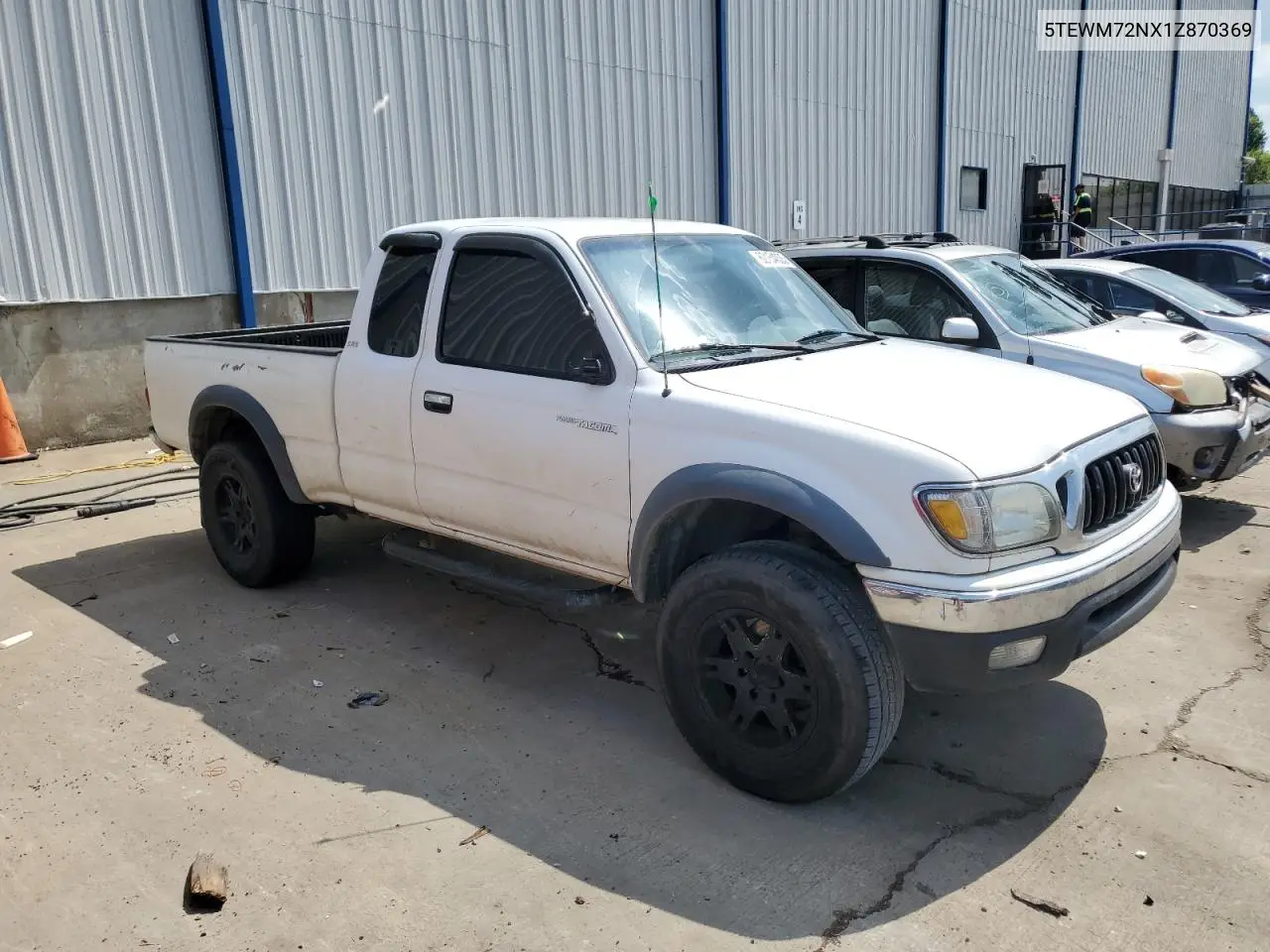2001 Toyota Tacoma Xtracab VIN: 5TEWM72NX1Z870369 Lot: 62154035