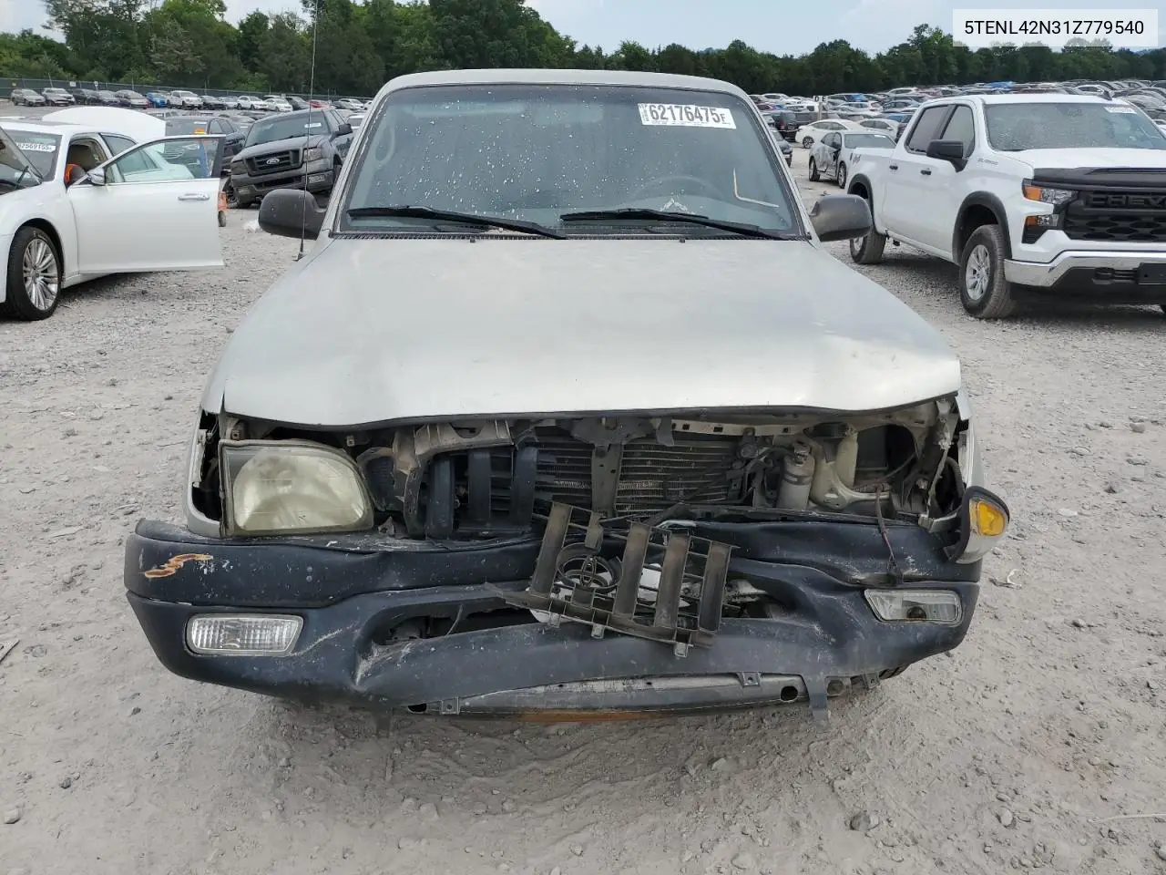 2001 Toyota Tacoma VIN: 5TENL42N31Z779540 Lot: 62176475