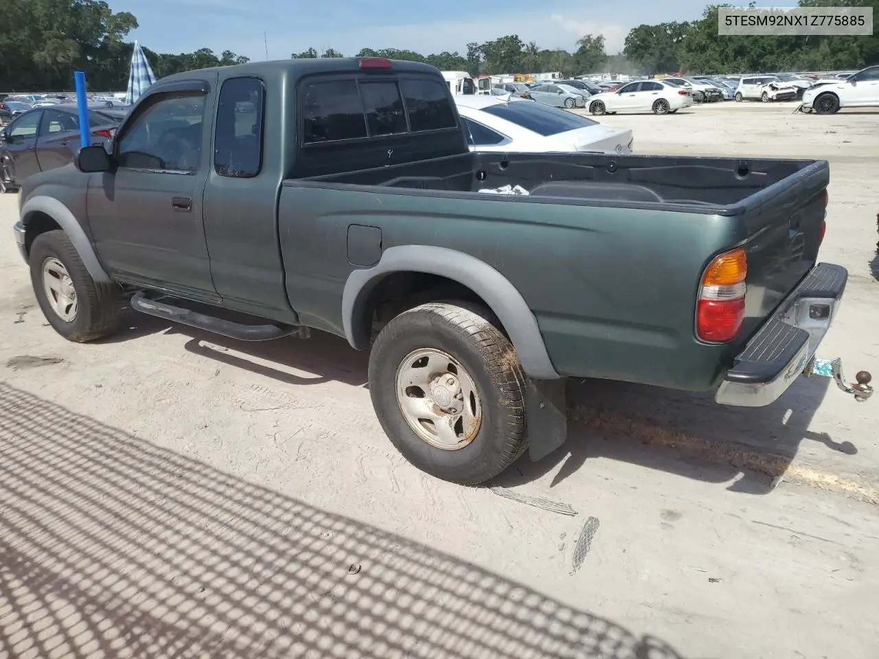 2001 Toyota Tacoma Xtracab Prerunner VIN: 5TESM92NX1Z775885 Lot: 62325975