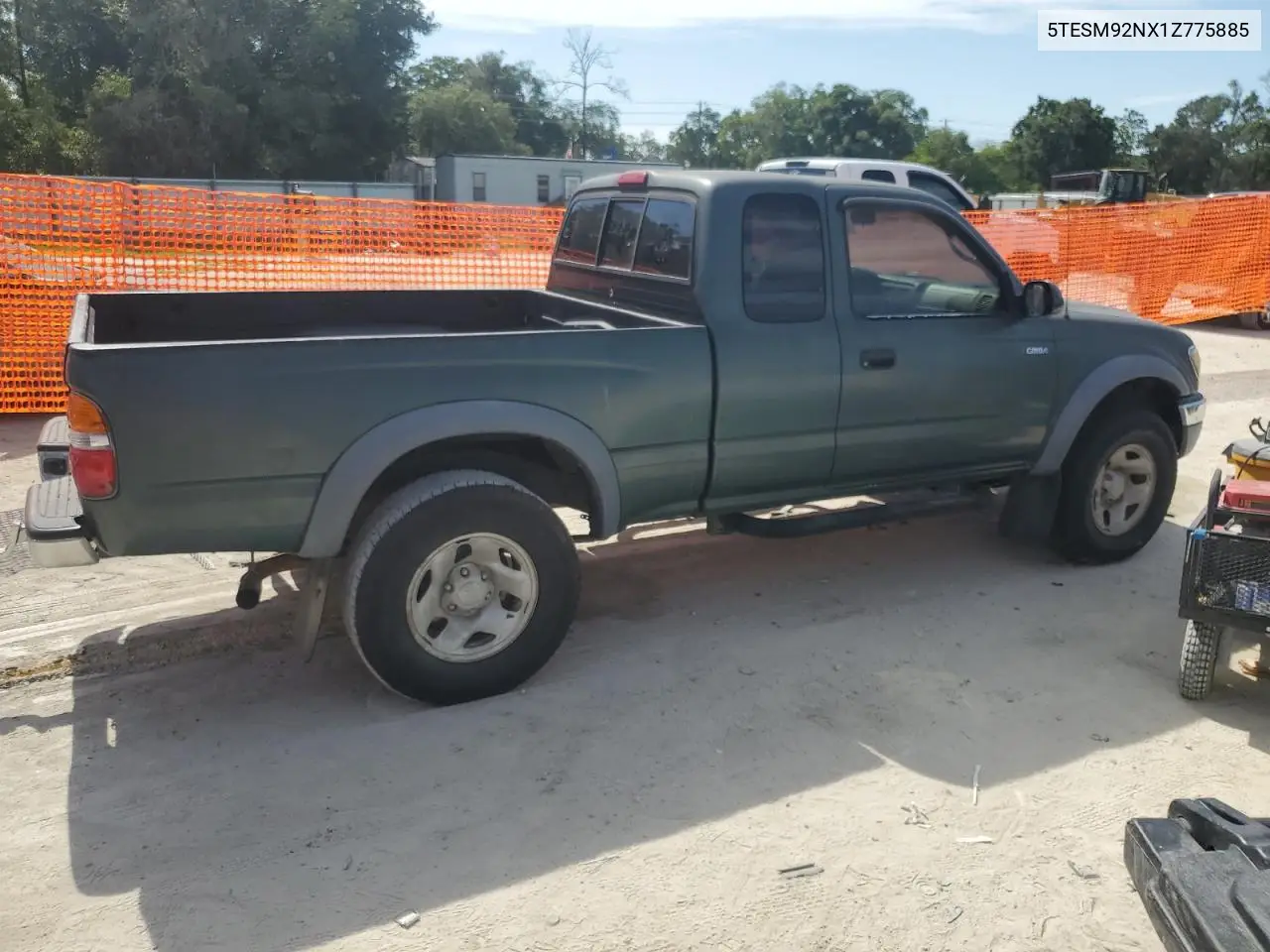 2001 Toyota Tacoma Xtracab Prerunner VIN: 5TESM92NX1Z775885 Lot: 62325975