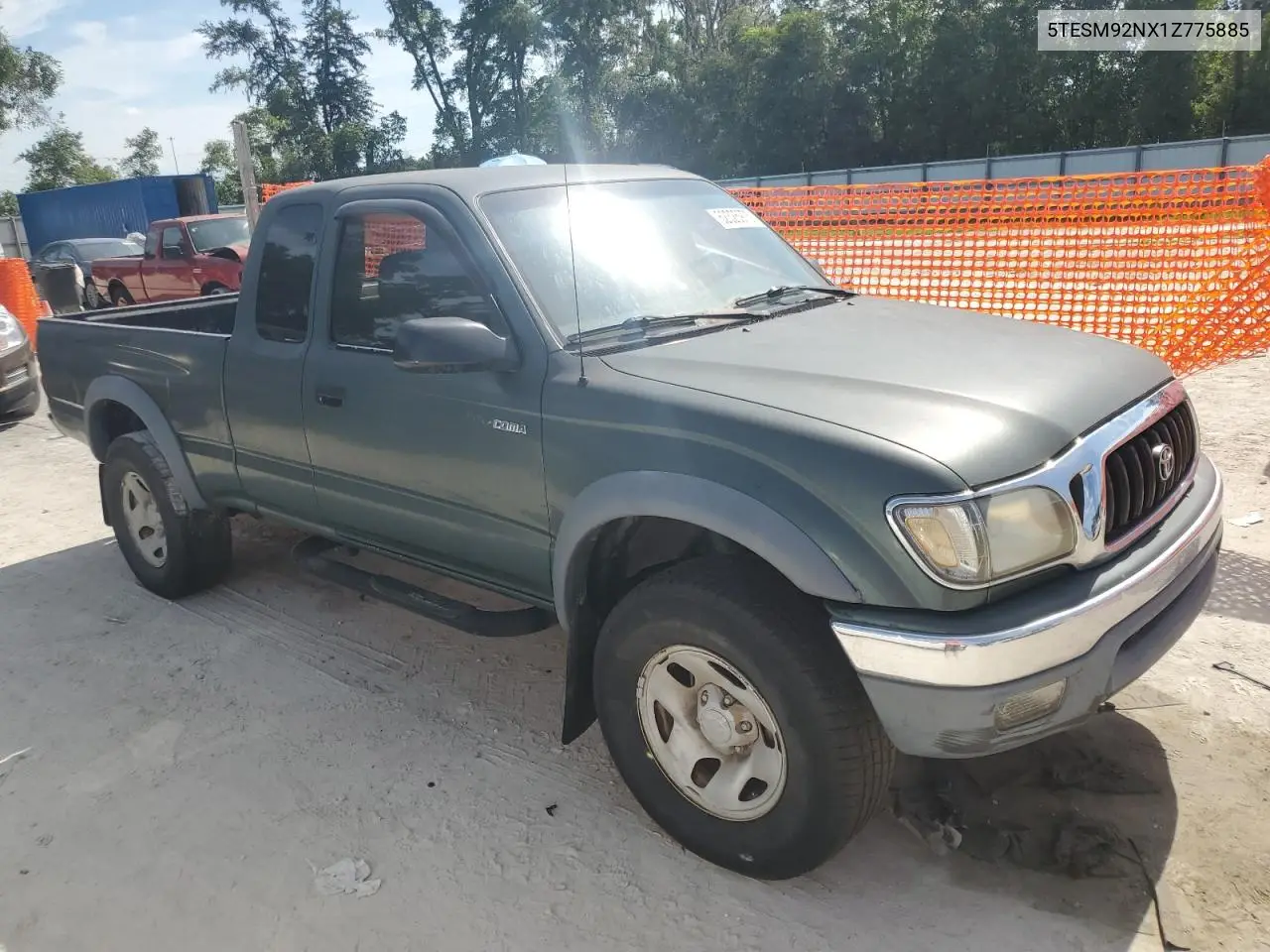 2001 Toyota Tacoma Xtracab Prerunner VIN: 5TESM92NX1Z775885 Lot: 62325975