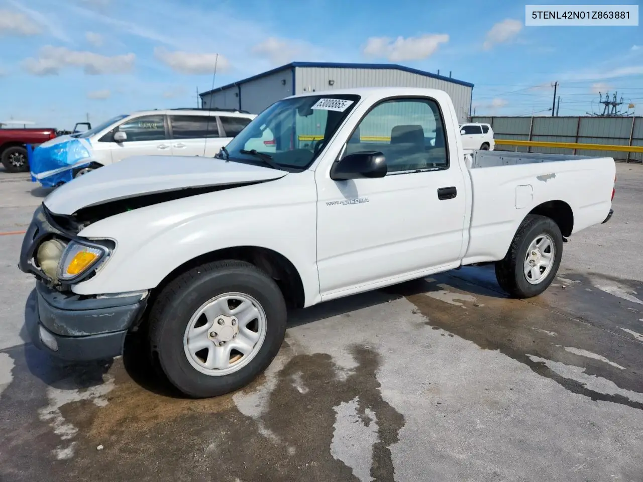 2001 Toyota Tacoma VIN: 5TENL42N01Z863881 Lot: 63008865
