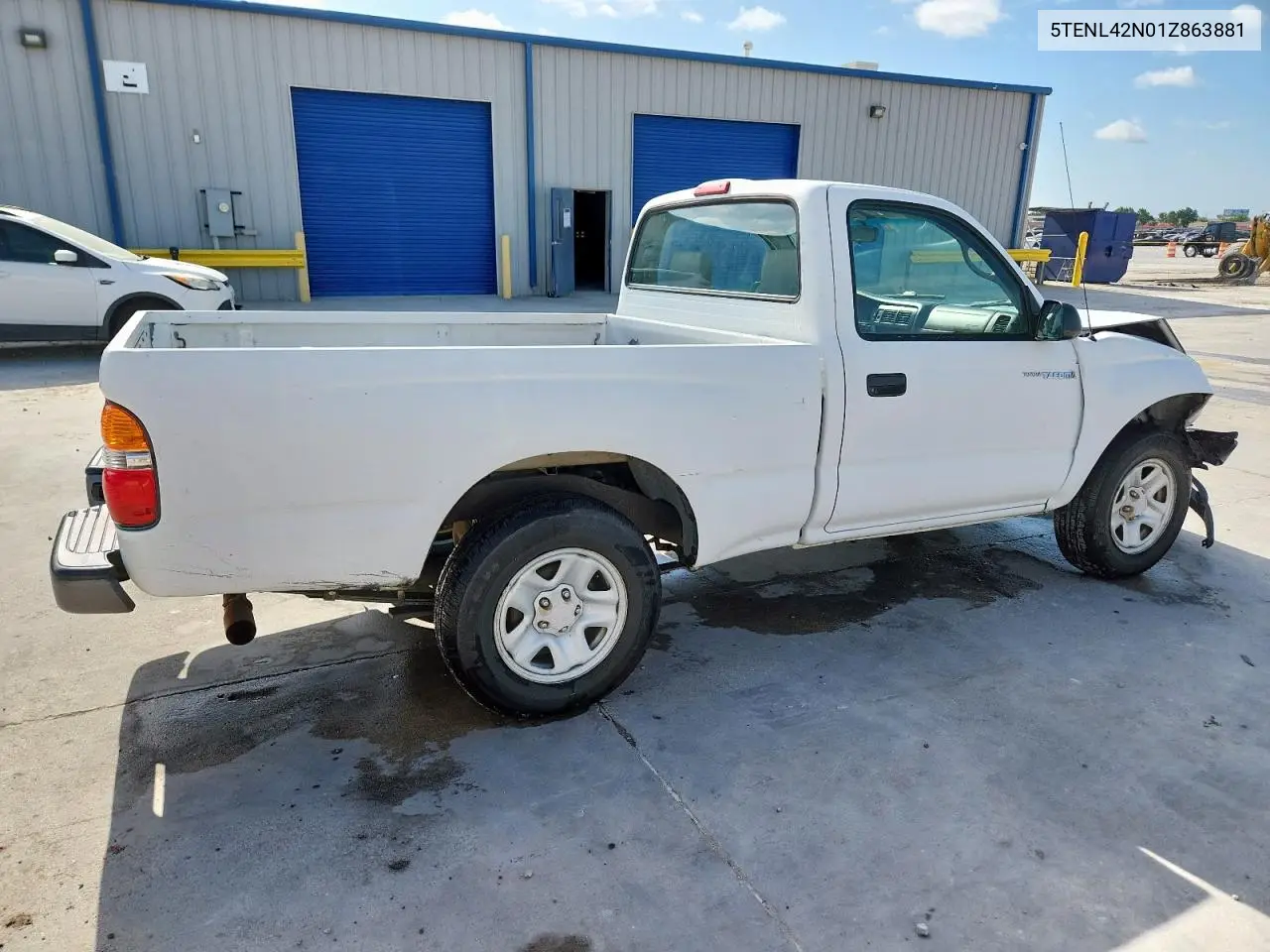 2001 Toyota Tacoma VIN: 5TENL42N01Z863881 Lot: 63008865