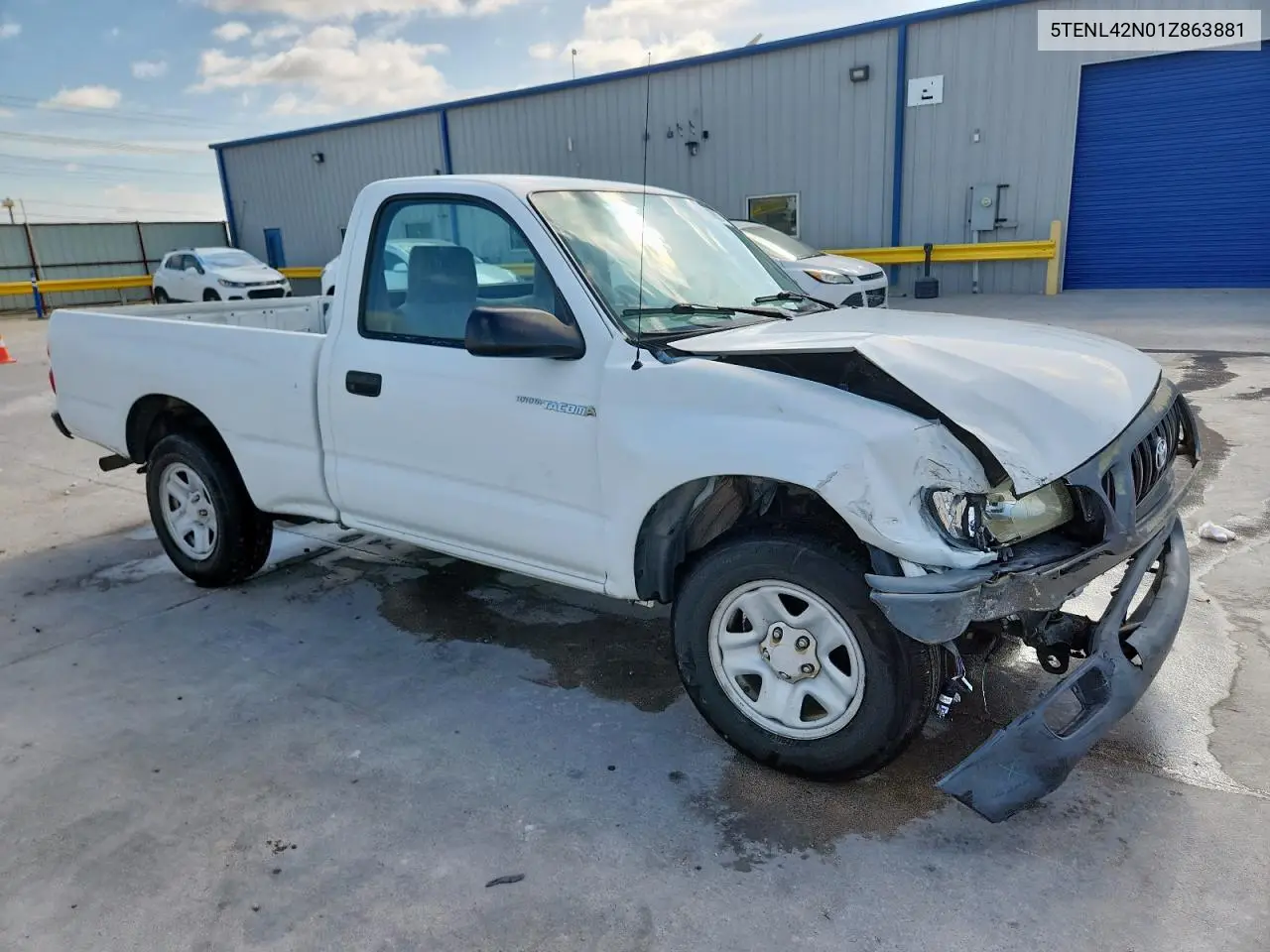 2001 Toyota Tacoma VIN: 5TENL42N01Z863881 Lot: 63008865