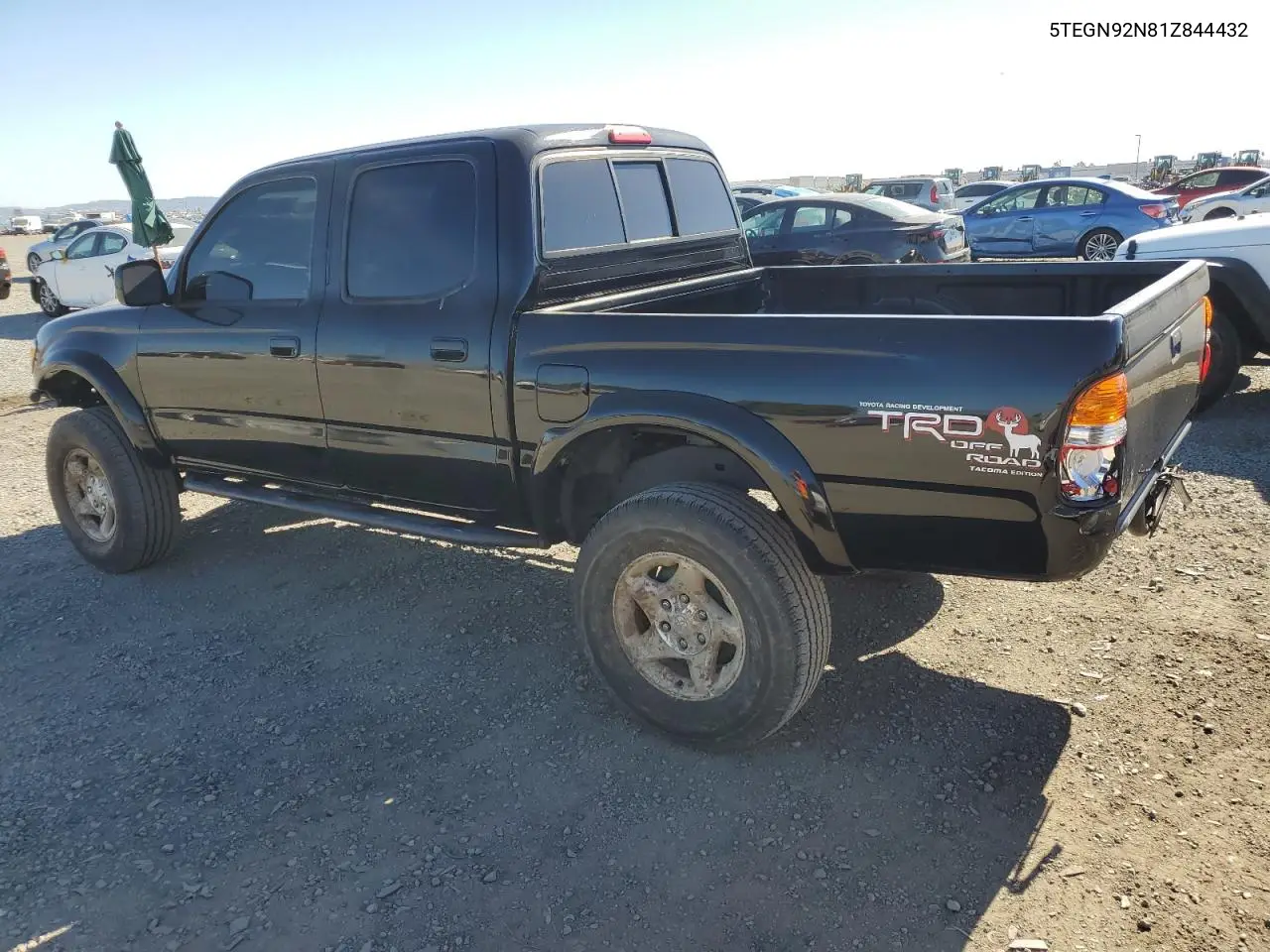 2001 Toyota Tacoma Double Cab Prerunner VIN: 5TEGN92N81Z844432 Lot: 63265065