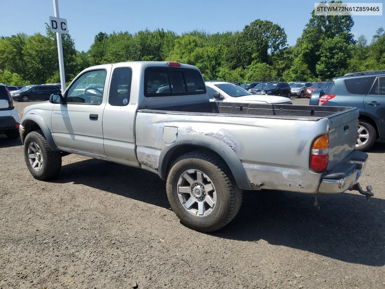 2001 Toyota Tacoma Xtracab VIN: 5TEWM72N61Z859465 Lot: 63696605
