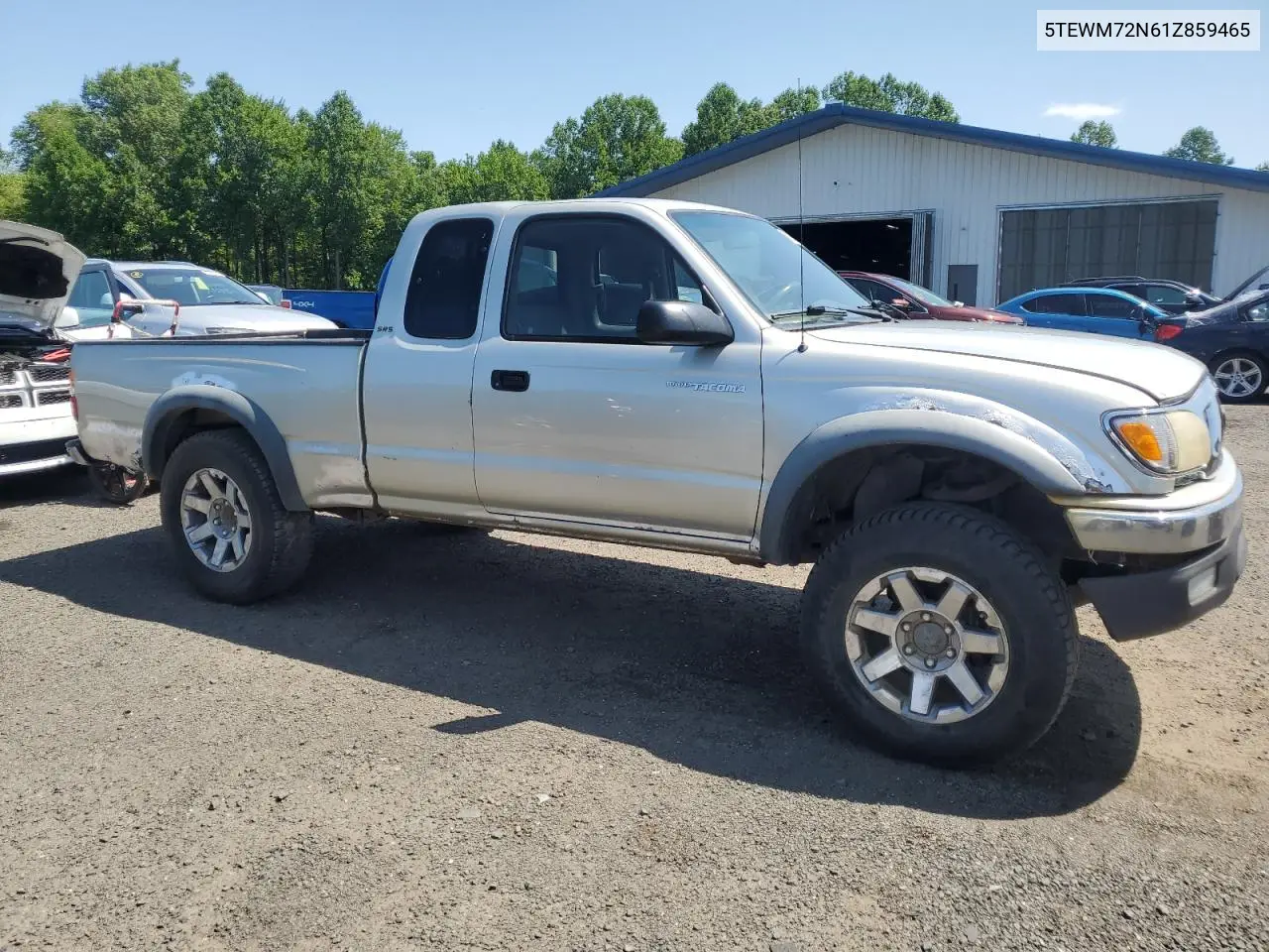 2001 Toyota Tacoma Xtracab VIN: 5TEWM72N61Z859465 Lot: 63696605