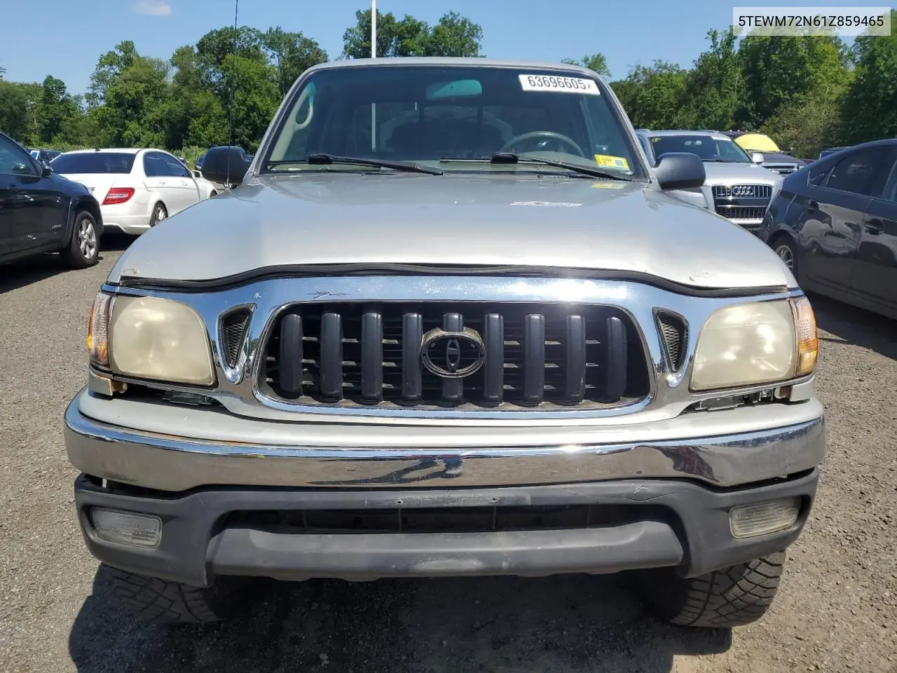 2001 Toyota Tacoma Xtracab VIN: 5TEWM72N61Z859465 Lot: 63696605