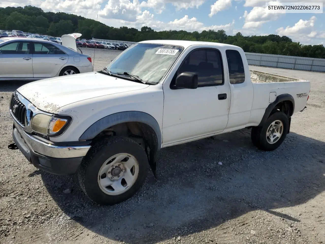 2002 Toyota Tacoma Xtracab VIN: 5TEWN72N02Z062773 Lot: 56876755