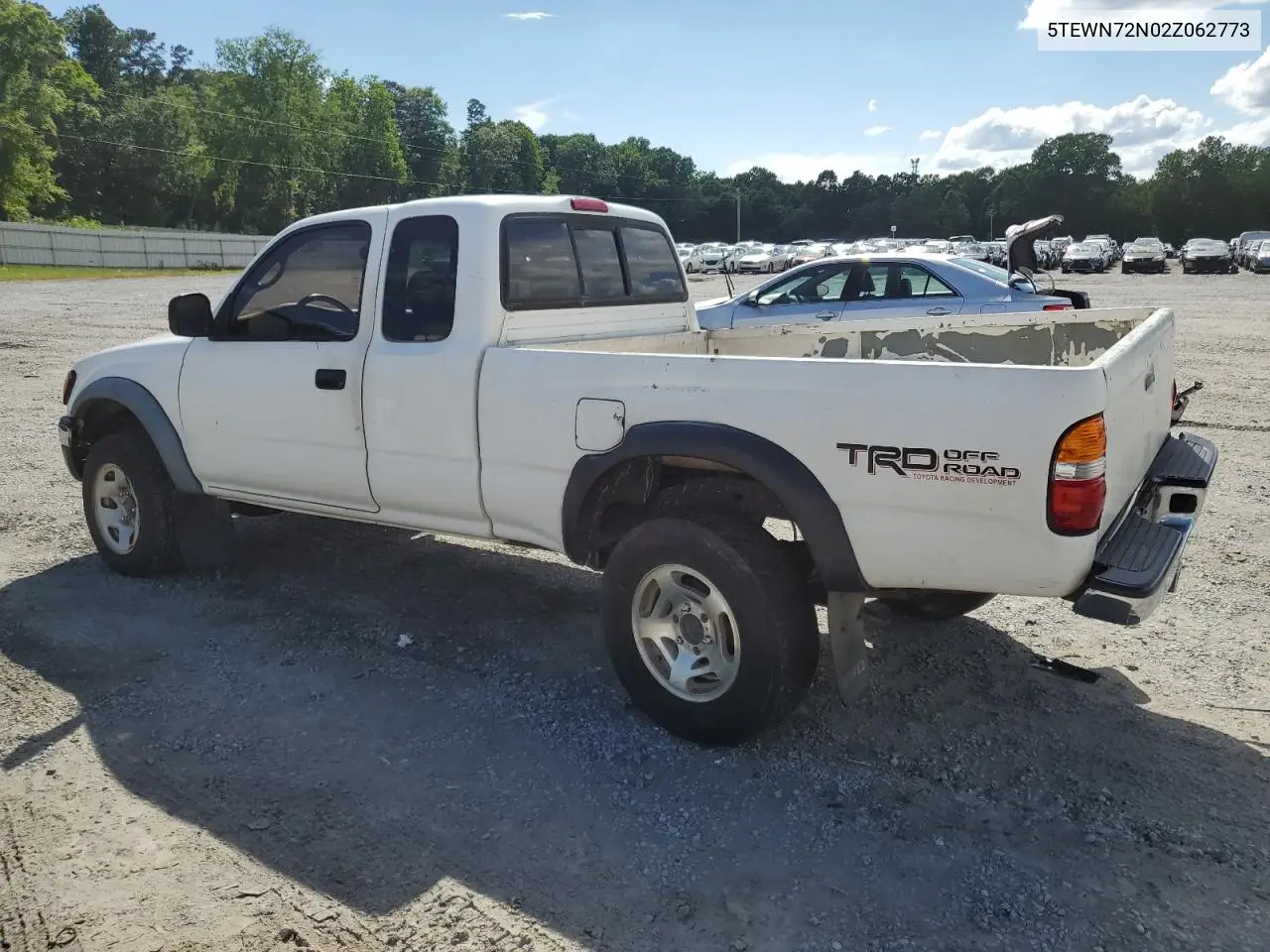 2002 Toyota Tacoma Xtracab VIN: 5TEWN72N02Z062773 Lot: 56876755