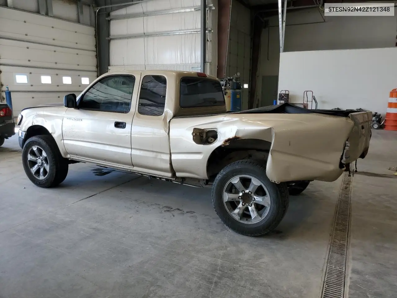 2002 Toyota Tacoma Xtracab Prerunner VIN: 5TESN92N42Z121348 Lot: 56998315