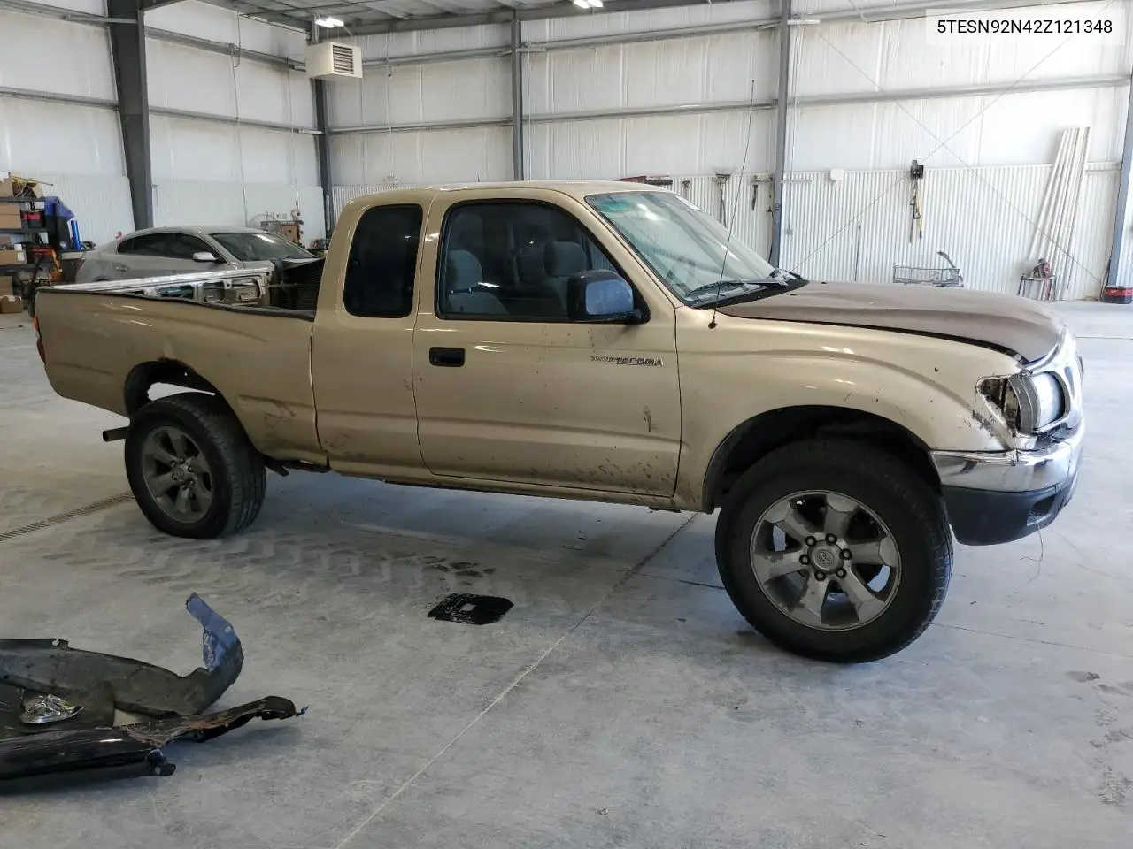 2002 Toyota Tacoma Xtracab Prerunner VIN: 5TESN92N42Z121348 Lot: 56998315