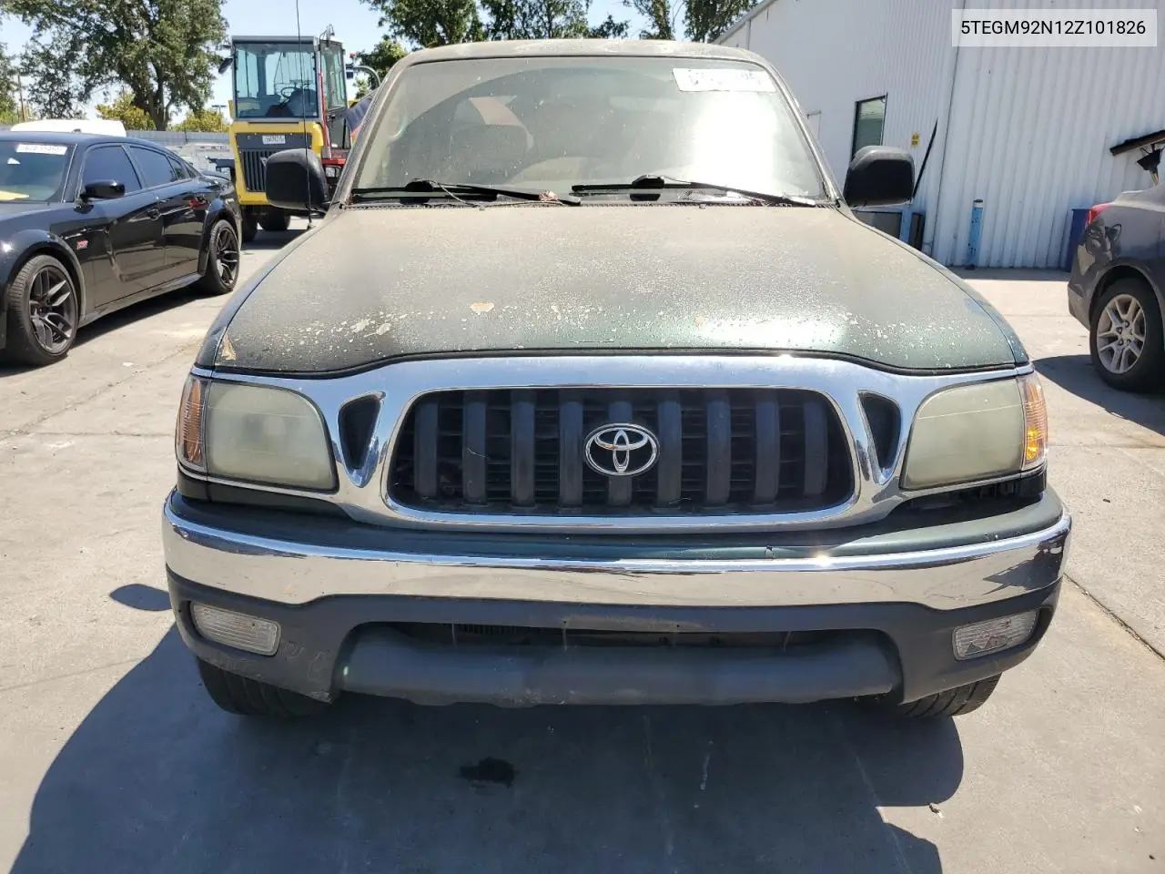2002 Toyota Tacoma Double Cab Prerunner VIN: 5TEGM92N12Z101826 Lot: 62786595