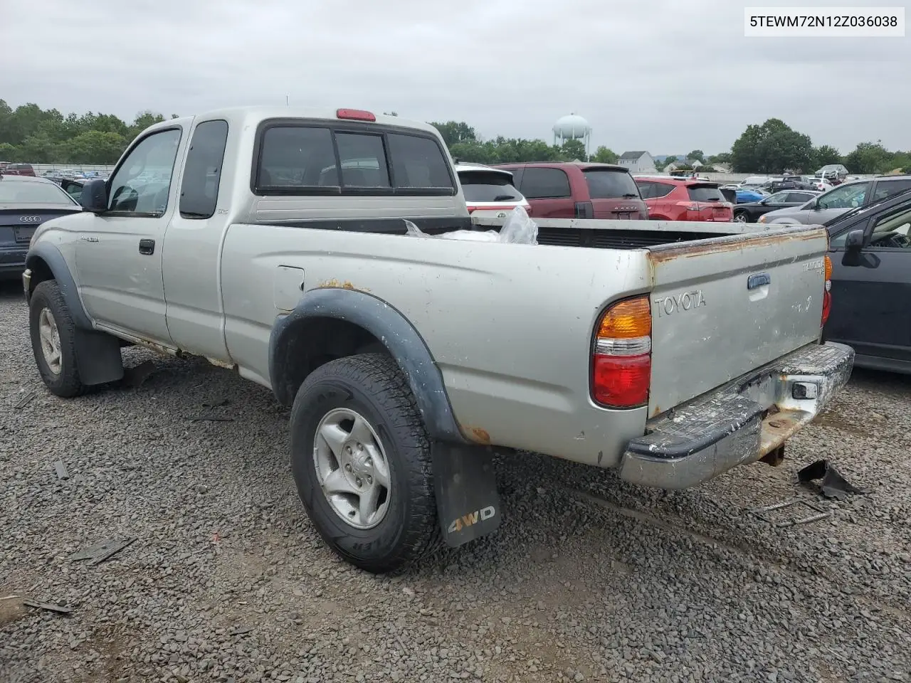 2002 Toyota Tacoma Xtracab VIN: 5TEWM72N12Z036038 Lot: 62865135