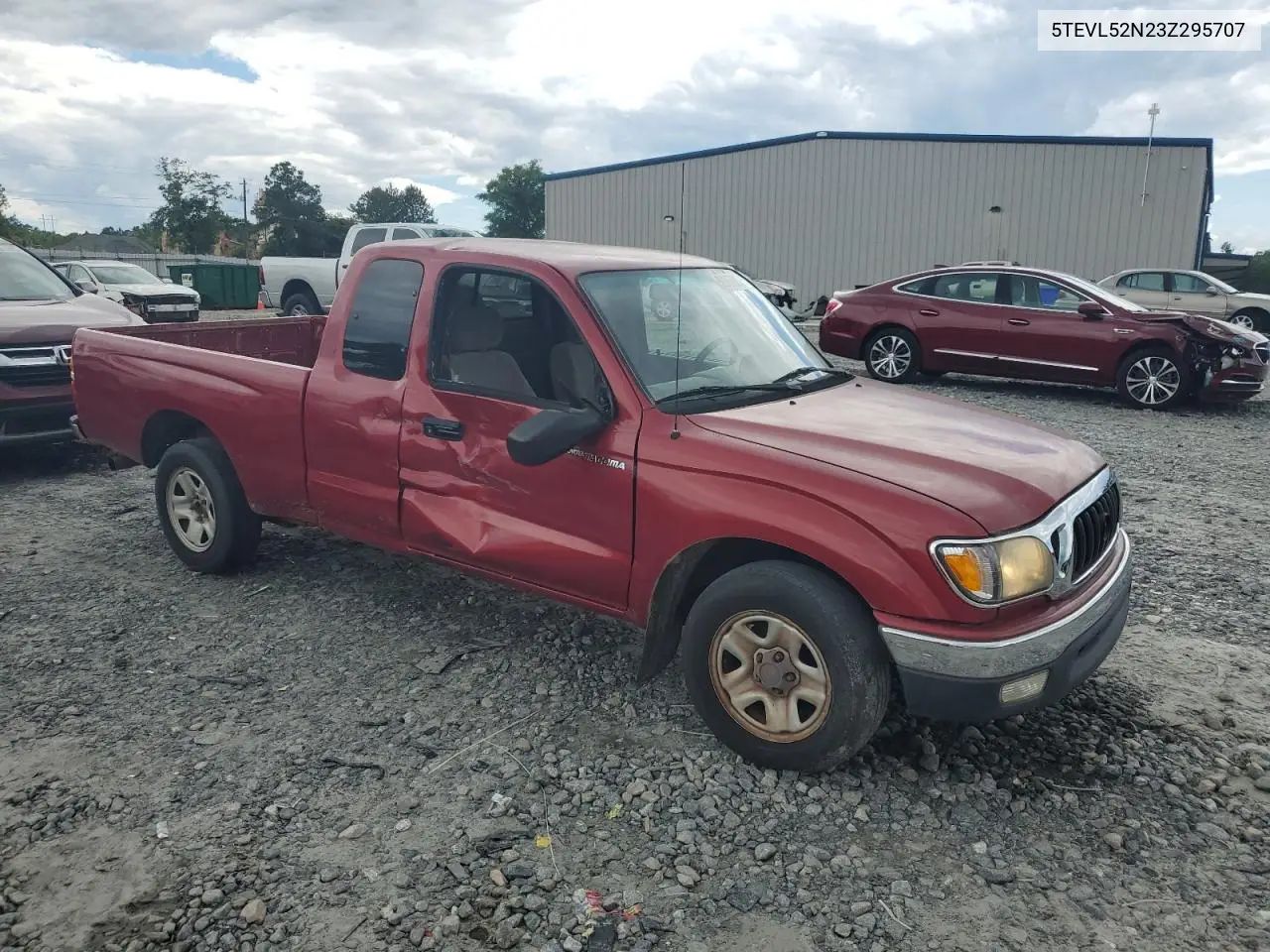 2003 Toyota Tacoma Xtracab VIN: 5TEVL52N23Z295707 Lot: 56365525