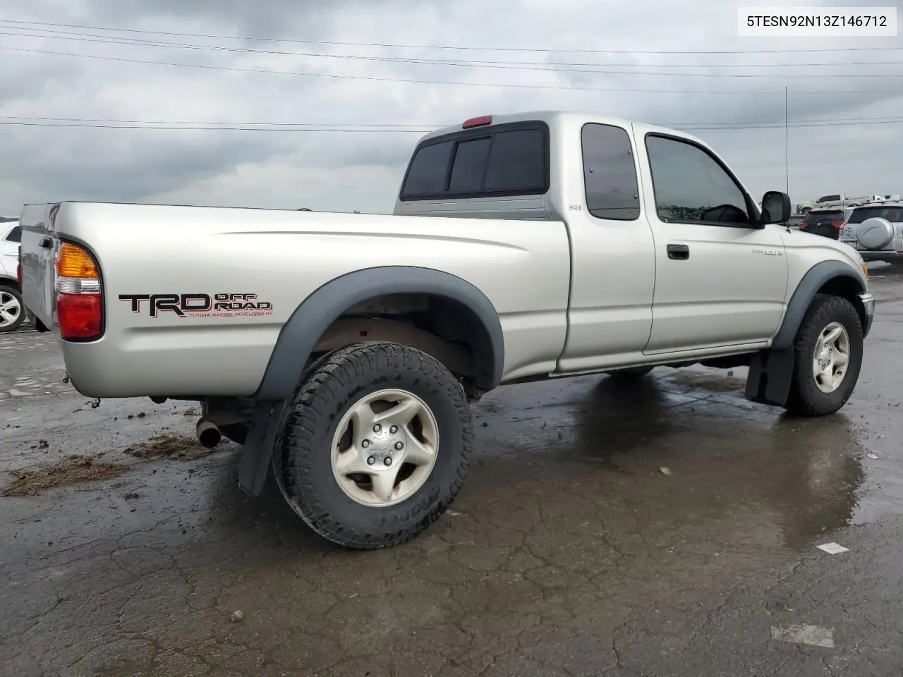 2003 Toyota Tacoma Xtracab Prerunner VIN: 5TESN92N13Z146712 Lot: 58735255