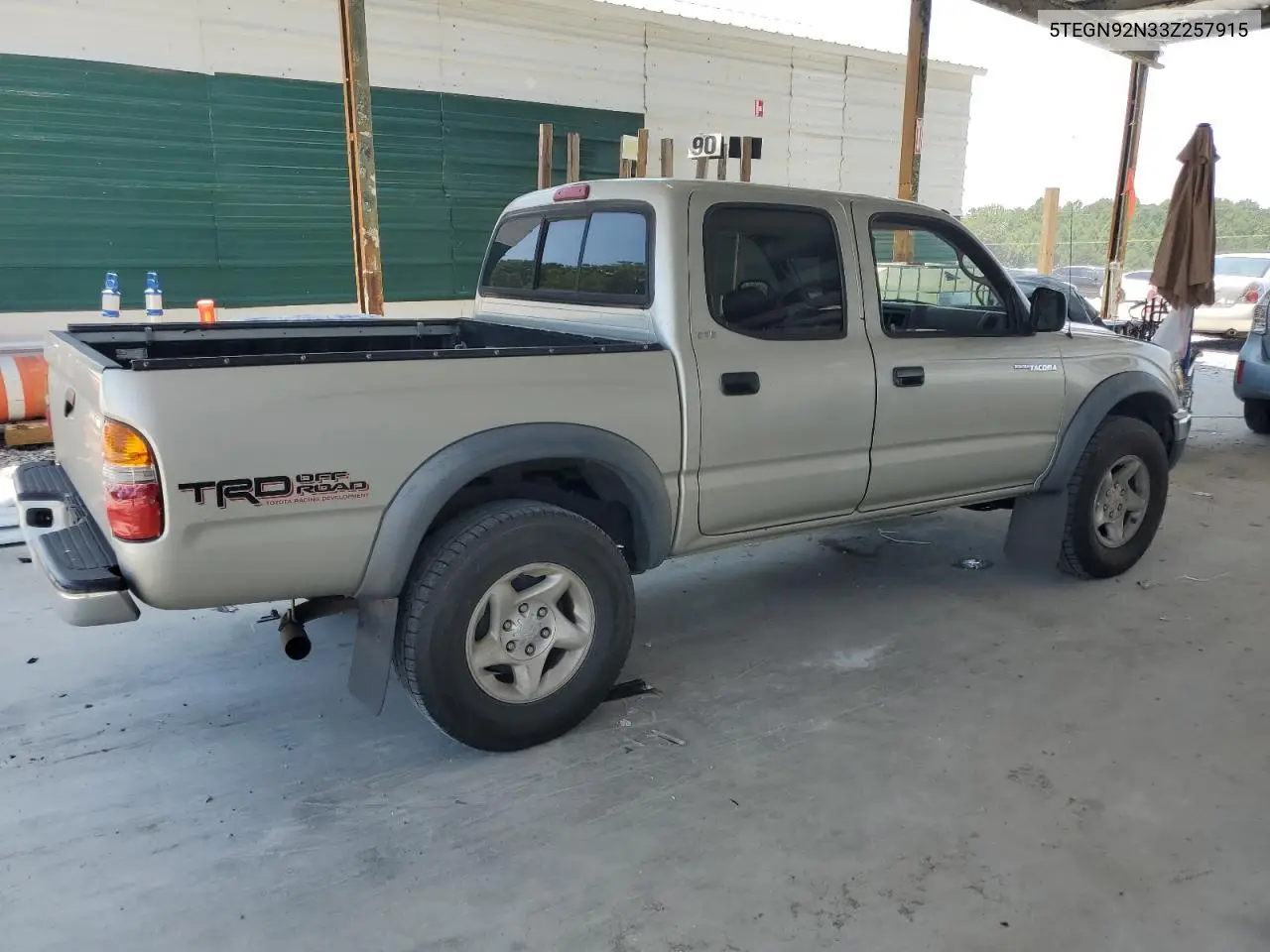 2003 Toyota Tacoma Double Cab Prerunner VIN: 5TEGN92N33Z257915 Lot: 62704315