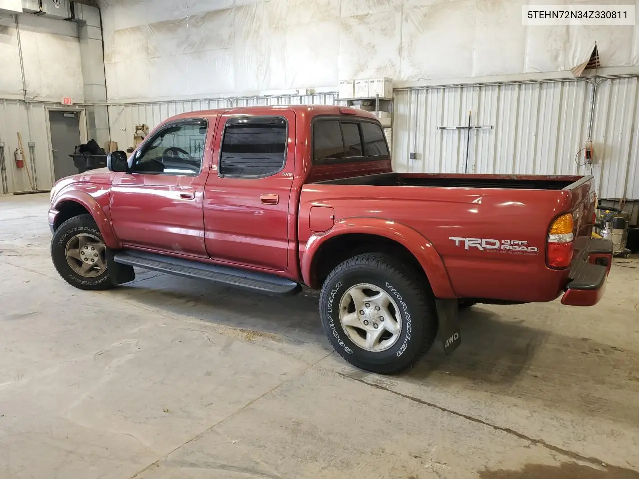 2004 Toyota Tacoma Double Cab VIN: 5TEHN72N34Z330811 Lot: 56984435