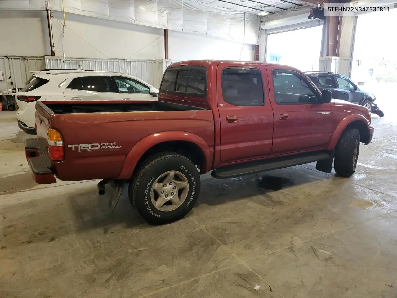 2004 Toyota Tacoma Double Cab VIN: 5TEHN72N34Z330811 Lot: 56984435