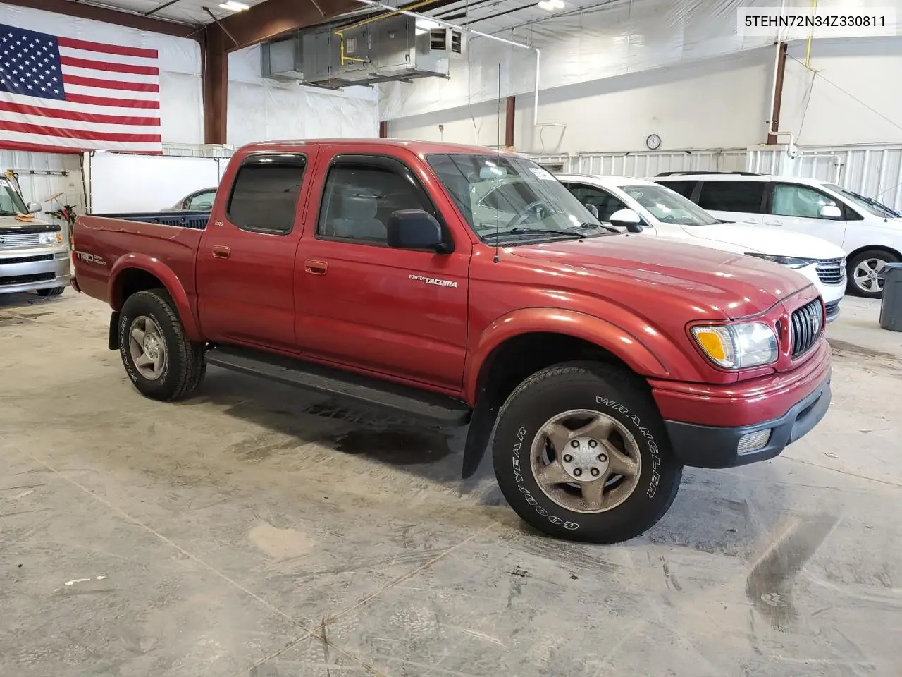 2004 Toyota Tacoma Double Cab VIN: 5TEHN72N34Z330811 Lot: 56984435