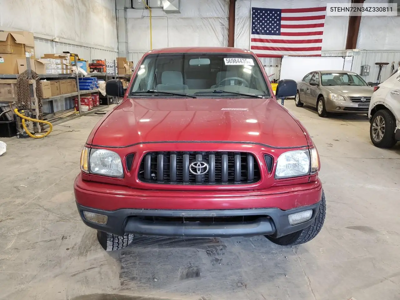 2004 Toyota Tacoma Double Cab VIN: 5TEHN72N34Z330811 Lot: 56984435