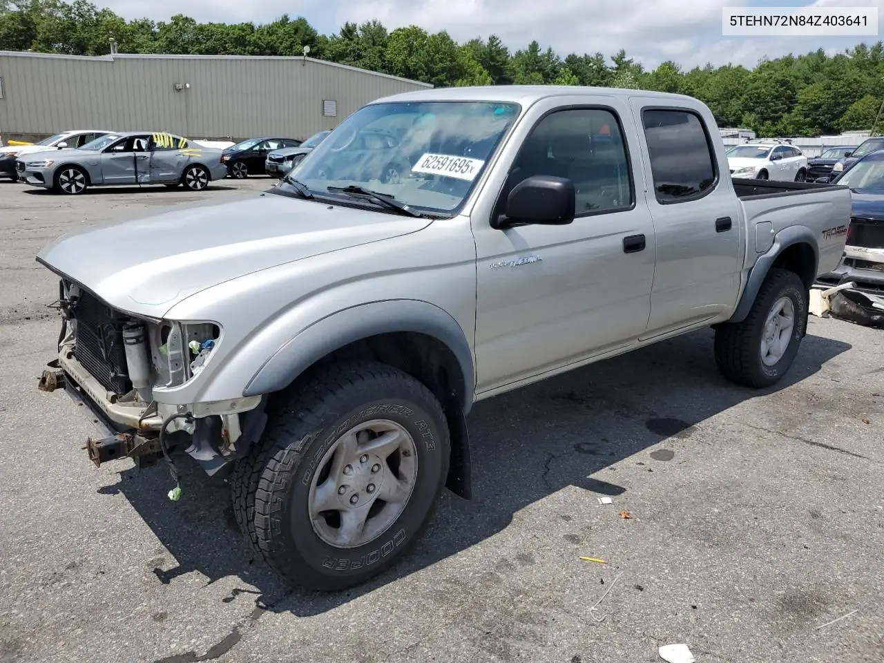 2004 Toyota Tacoma Double Cab VIN: 5TEHN72N84Z403641 Lot: 62591695
