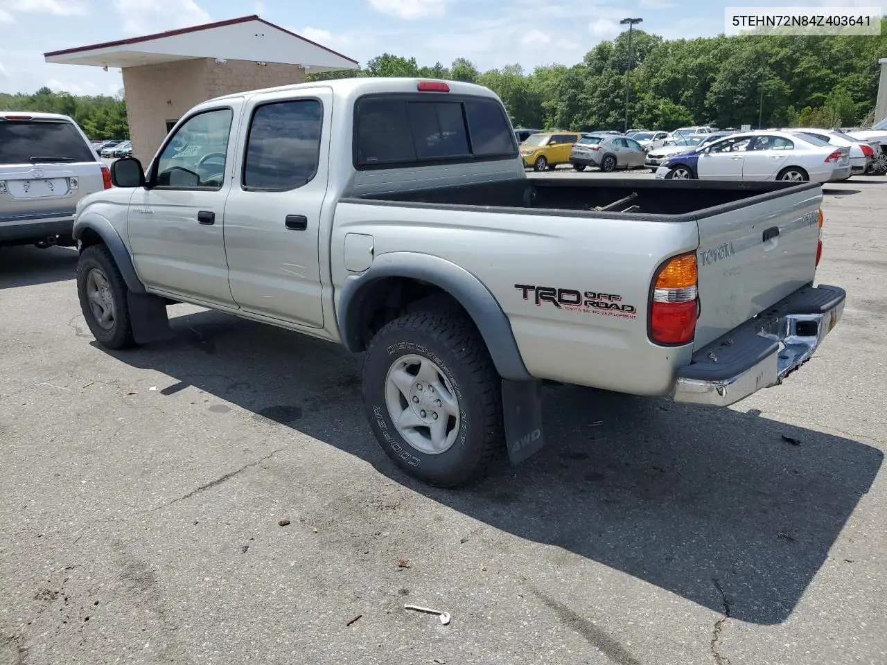 2004 Toyota Tacoma Double Cab VIN: 5TEHN72N84Z403641 Lot: 62591695