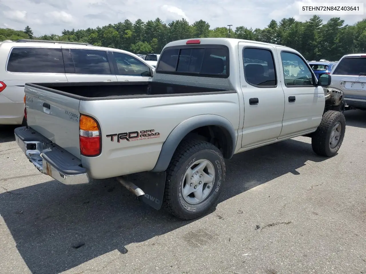 2004 Toyota Tacoma Double Cab VIN: 5TEHN72N84Z403641 Lot: 62591695