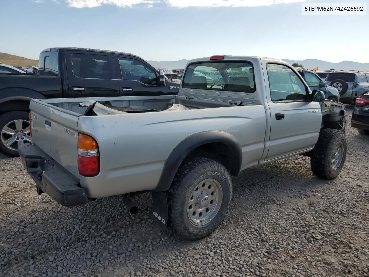 2004 Toyota Tacoma VIN: 5TEPM62N74Z426692 Lot: 62749745