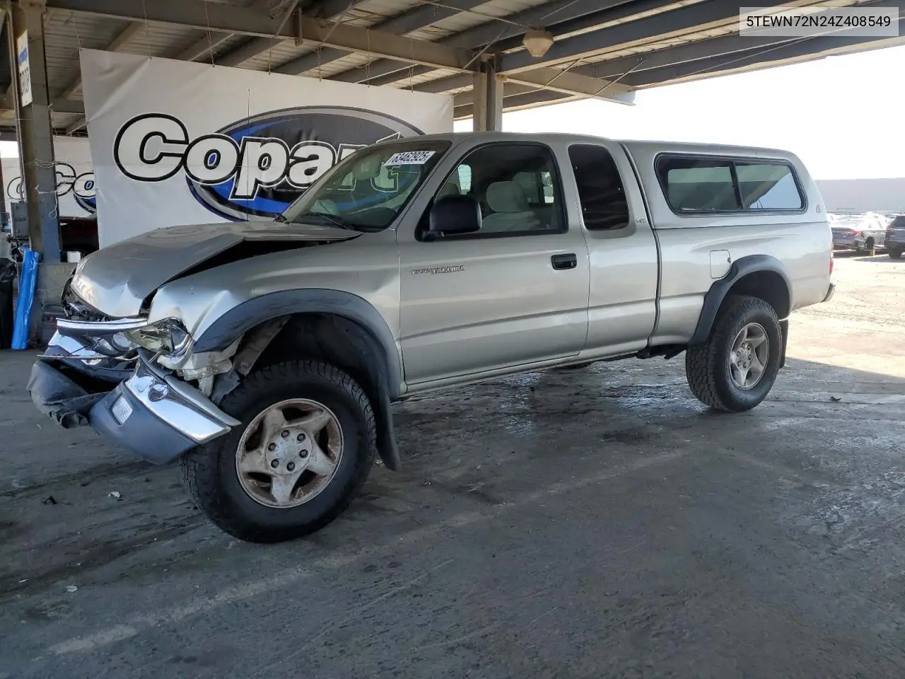 2004 Toyota Tacoma Xtracab VIN: 5TEWN72N24Z408549 Lot: 63462925