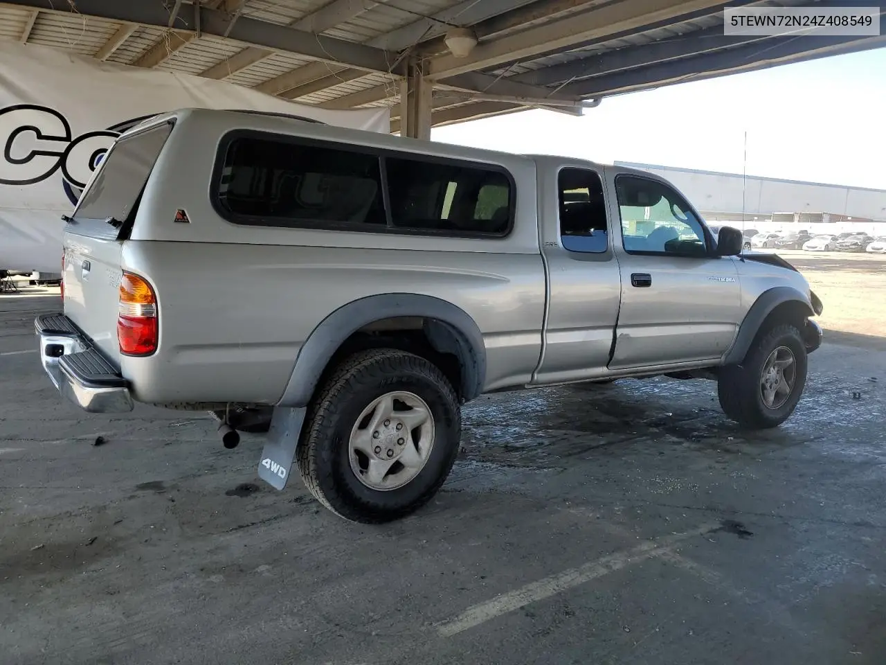 2004 Toyota Tacoma Xtracab VIN: 5TEWN72N24Z408549 Lot: 63462925