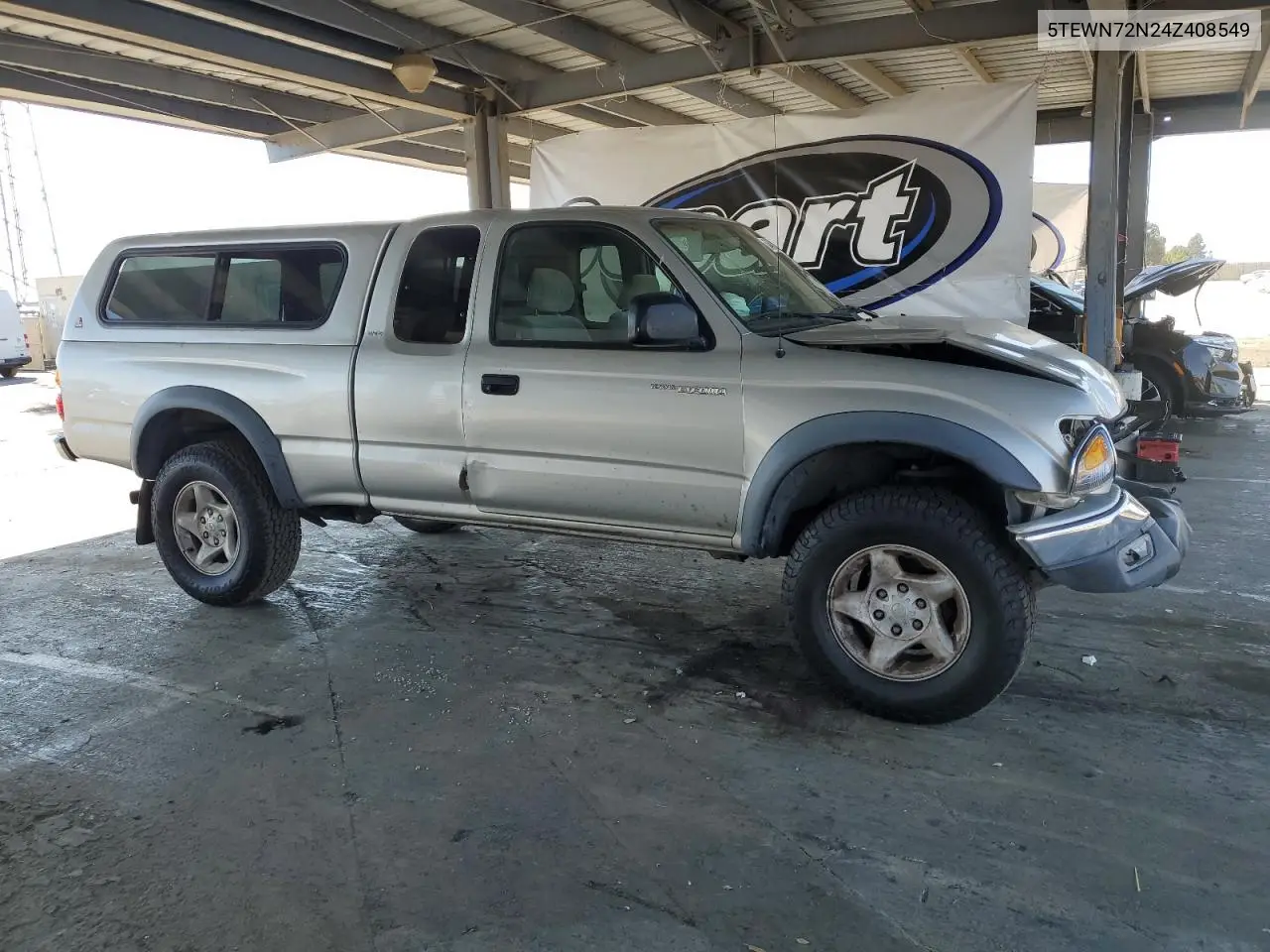 2004 Toyota Tacoma Xtracab VIN: 5TEWN72N24Z408549 Lot: 63462925