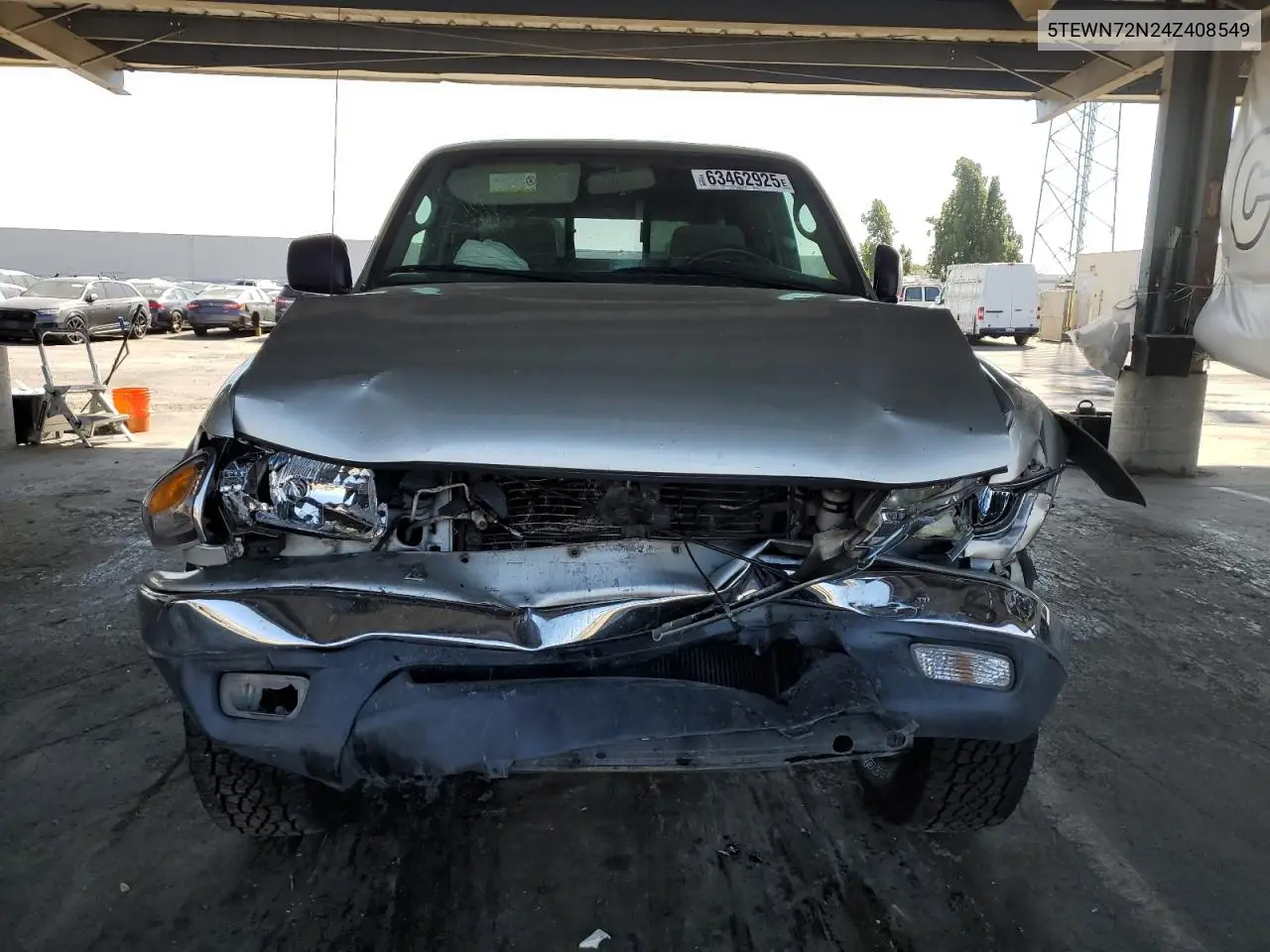 2004 Toyota Tacoma Xtracab VIN: 5TEWN72N24Z408549 Lot: 63462925