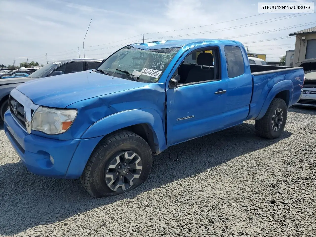 2005 Toyota Tacoma Access Cab VIN: 5TEUU42N25Z043073 Lot: 54046105