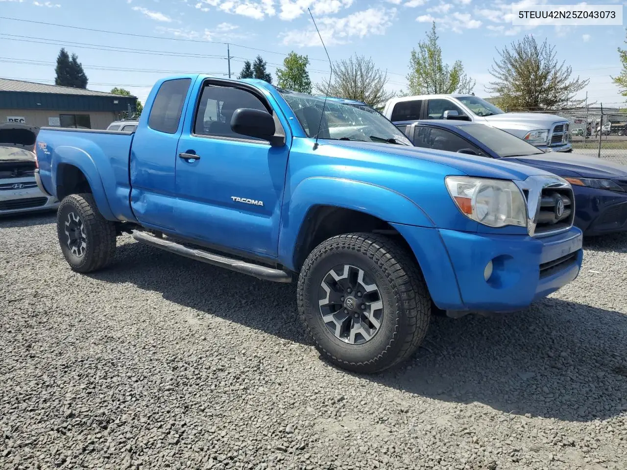 2005 Toyota Tacoma Access Cab VIN: 5TEUU42N25Z043073 Lot: 54046105