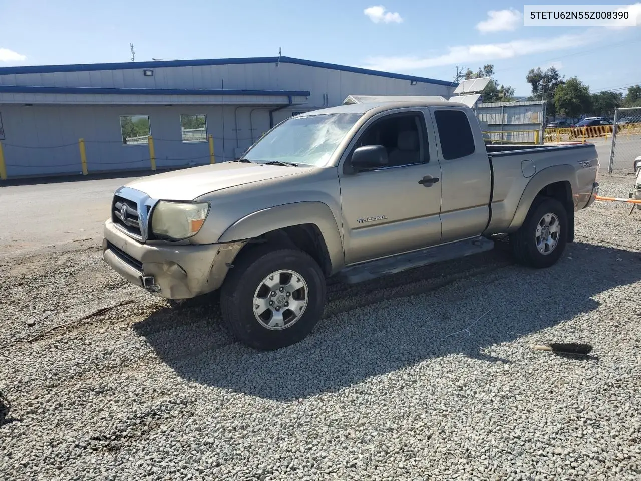 5tetu62n55z008390 5TETU62N55Z008390 2005 Toyota Tacoma Prerunner Access Cab