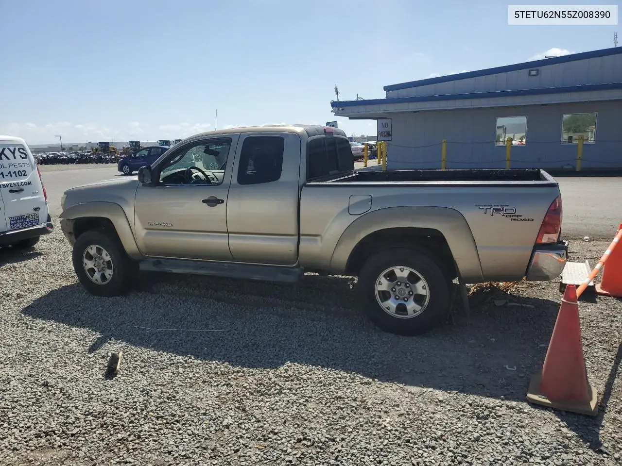 5tetu62n55z008390 5TETU62N55Z008390 2005 Toyota Tacoma Prerunner Access Cab