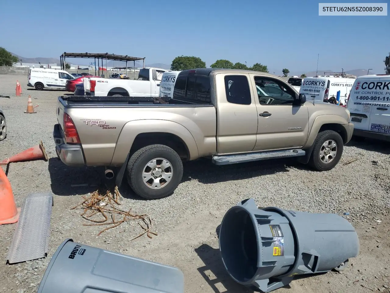5tetu62n55z008390 5TETU62N55Z008390 2005 Toyota Tacoma Prerunner Access Cab