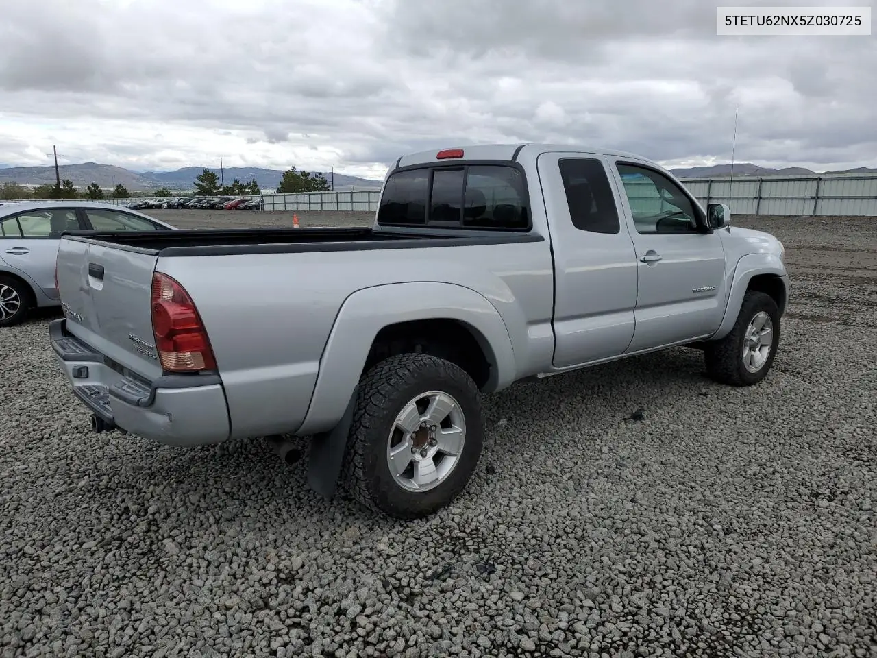 2005 Toyota Tacoma Prerunner Access Cab VIN: 5TETU62NX5Z030725 Lot: 56920335