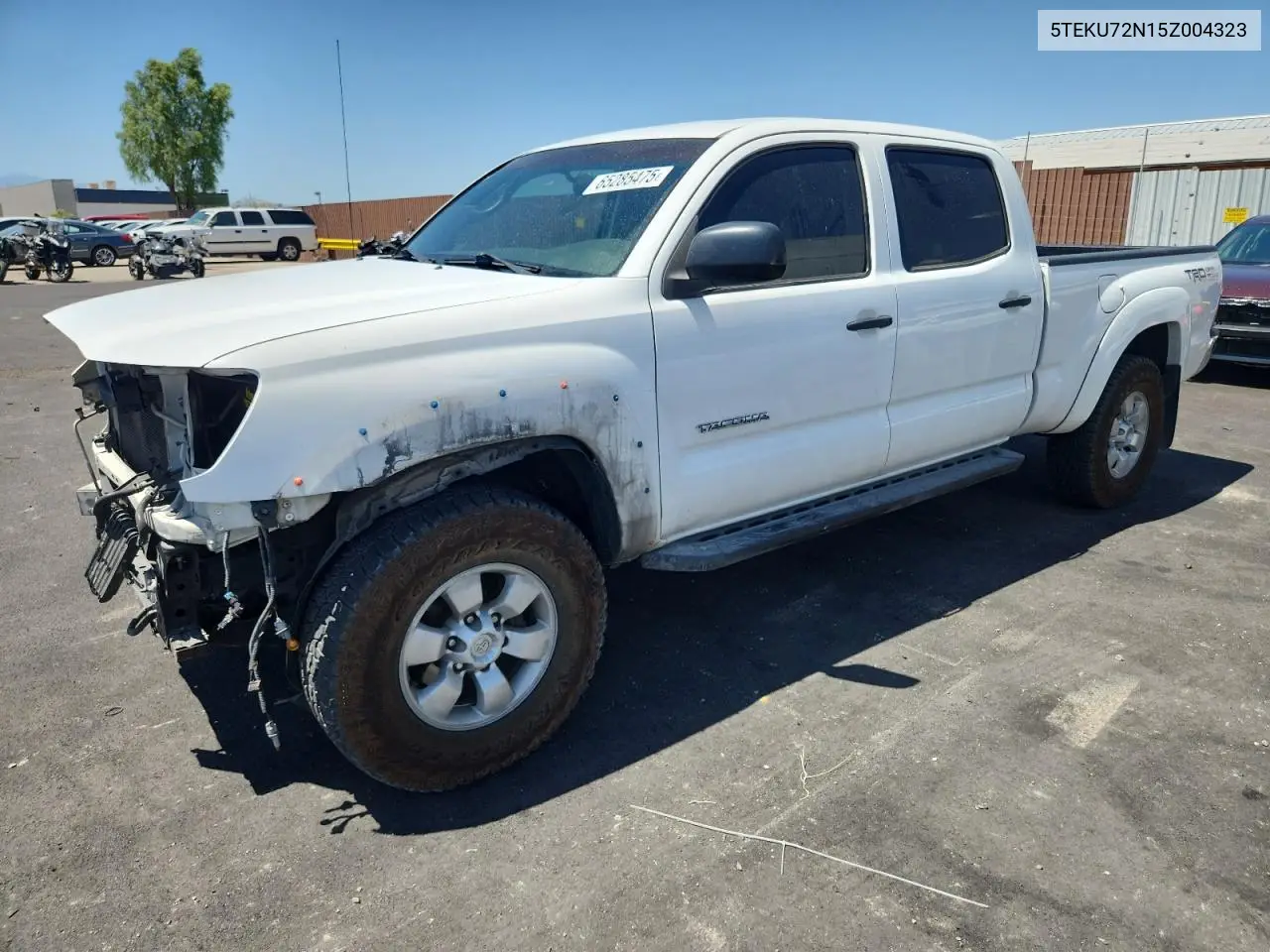 2005 Toyota Tacoma Double Cab Prerunner Long Bed VIN: 5TEKU72N15Z004323 Lot: 65285475