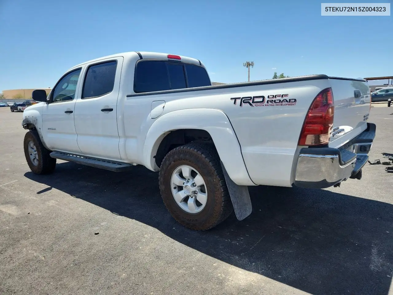 2005 Toyota Tacoma Double Cab Prerunner Long Bed VIN: 5TEKU72N15Z004323 Lot: 65285475