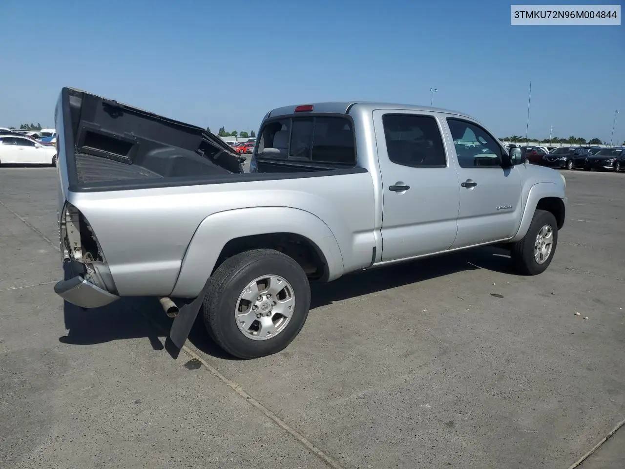 2006 Toyota Tacoma Double Cab Prerunner Long Bed VIN: 3TMKU72N96M004844 Lot: 55861255