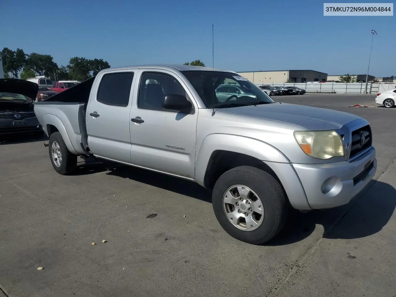 2006 Toyota Tacoma Double Cab Prerunner Long Bed VIN: 3TMKU72N96M004844 Lot: 55861255