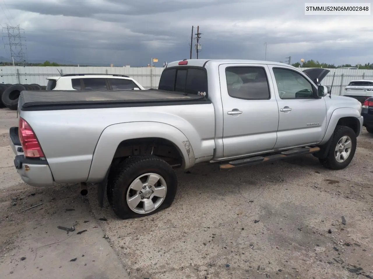 2006 Toyota Tacoma Double Cab Long Bed VIN: 3TMMU52N06M002848 Lot: 56389155