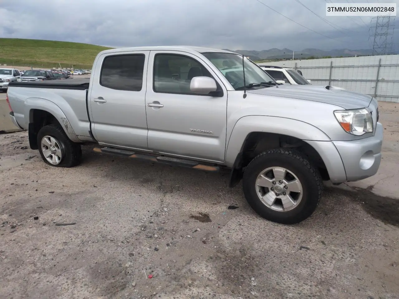 2006 Toyota Tacoma Double Cab Long Bed VIN: 3TMMU52N06M002848 Lot: 56389155