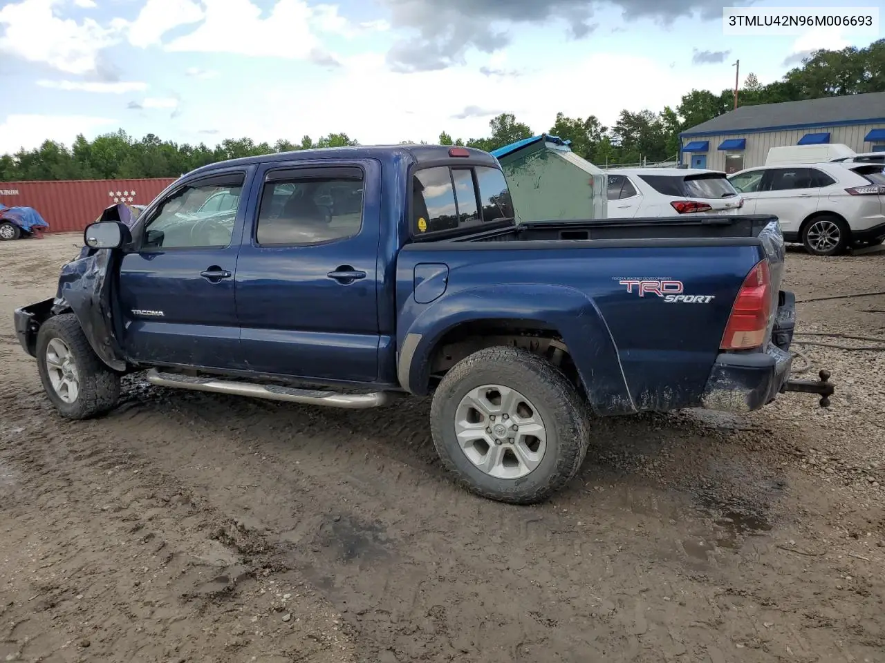 2006 Toyota Tacoma Double Cab VIN: 3TMLU42N96M006693 Lot: 56398135
