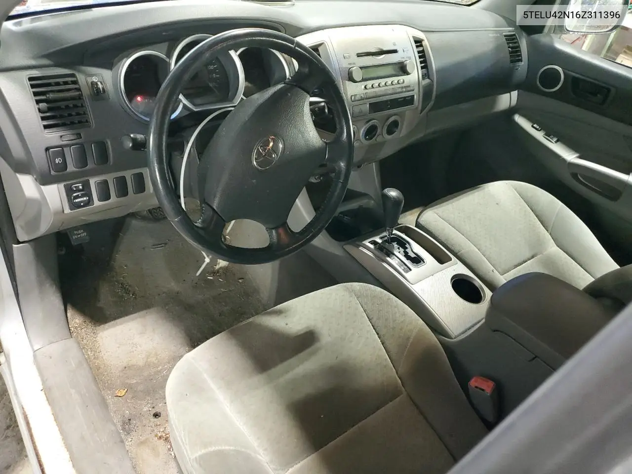 2006 Toyota Tacoma Double Cab VIN: 5TELU42N16Z311396 Lot: 56796455