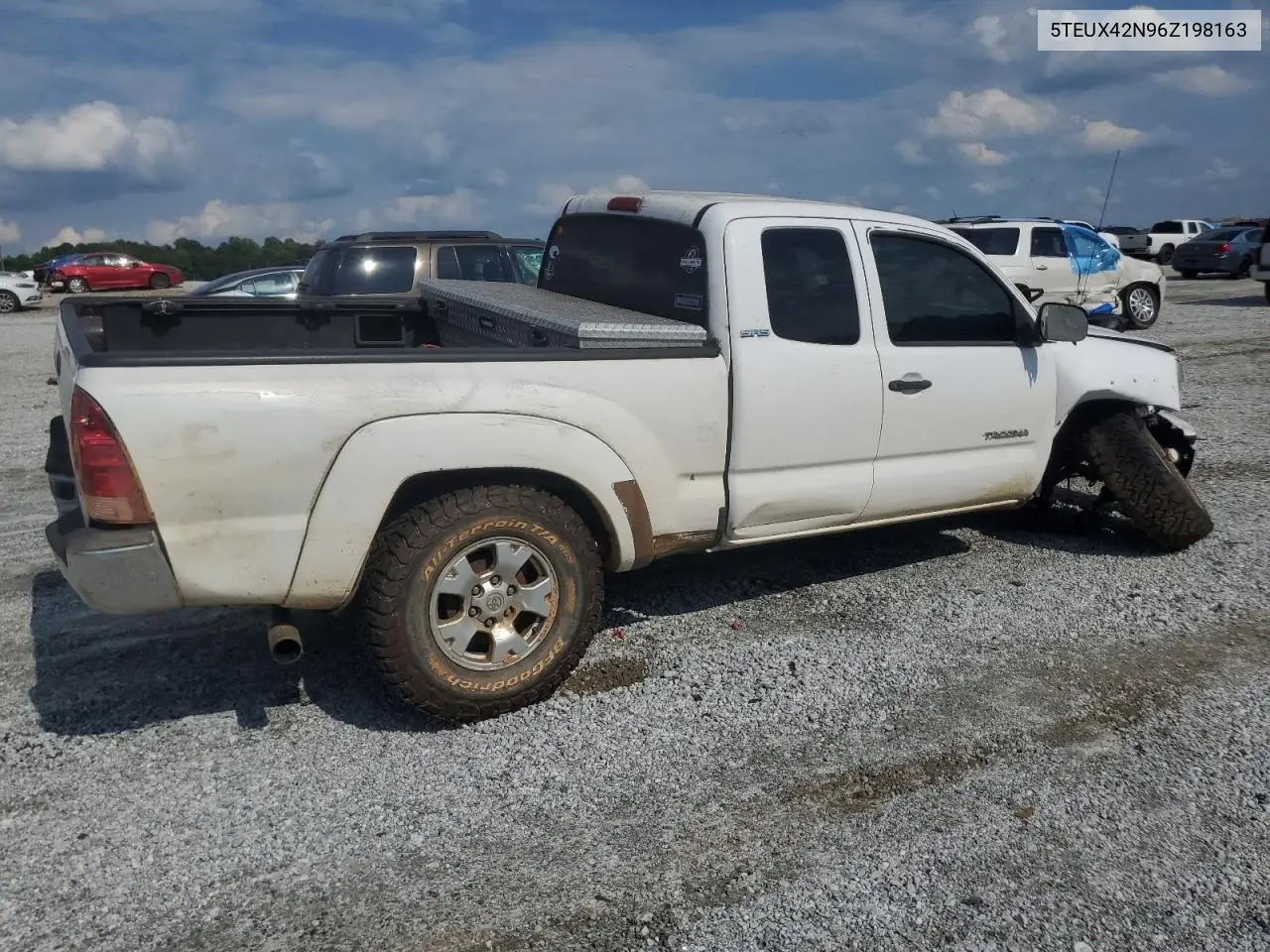 2006 Toyota Tacoma Access Cab VIN: 5TEUX42N96Z198163 Lot: 57095455